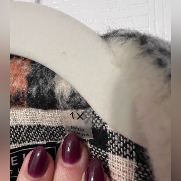 Bagatelle Multicolor Plaid Jacket - Picture 5 of 9